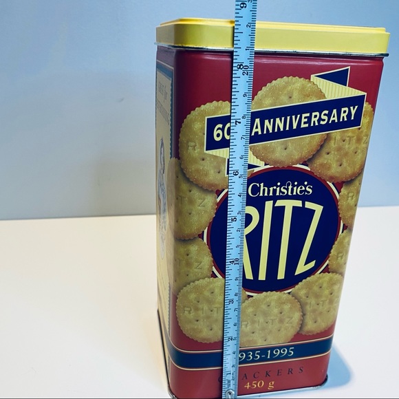 Vintage Ritz Cracker 1995 60th Anniversary Tin- Cracker Tin - Picture 13 of 14